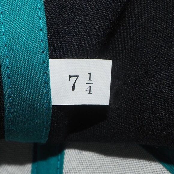 Reebok Vintage Jacksonville Jaguars Large Logo Fitted NFL Hat Black / Multicolor - Picture 8 of 10